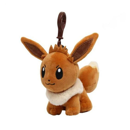 Eevee – Potdemiel Pokémon plush keychain – three-quarter view