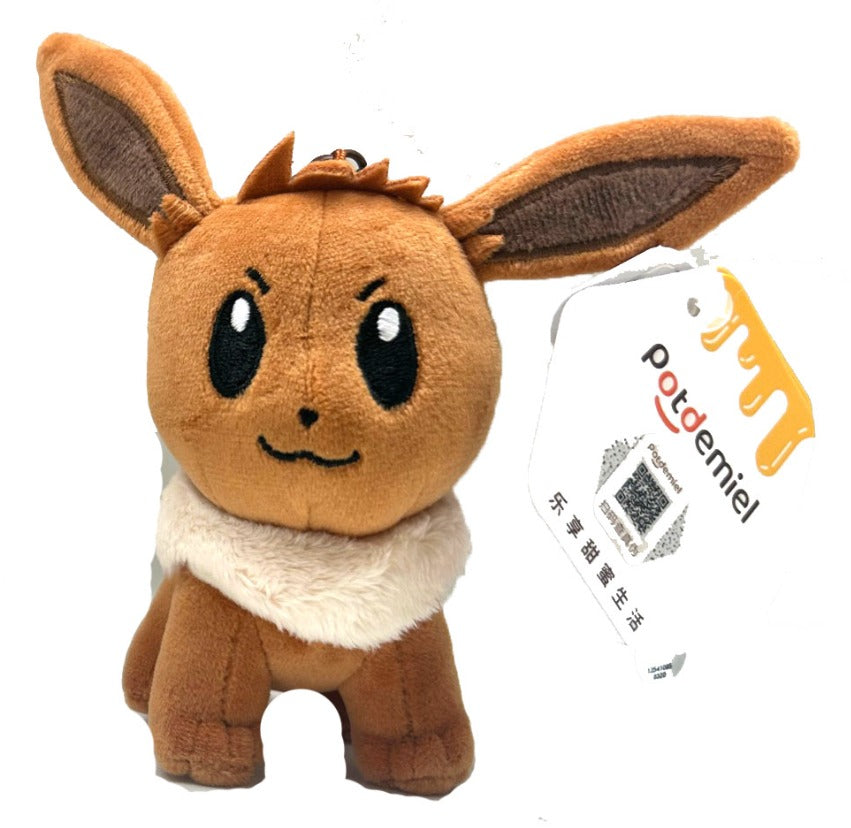 Potdemiel Pokémon Eevee plush keychain – with Potdemiel tag