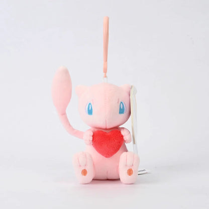 Potdemiel Pokémon Mew Heart plush keychain – front