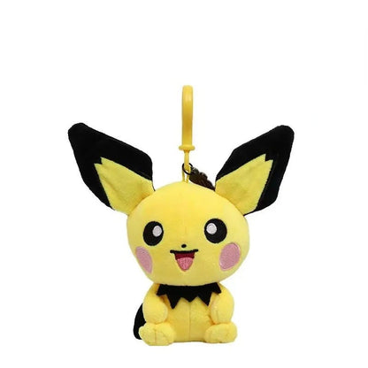 Pichu – Potdemiel Pokémon plush keychain – three-quarter view