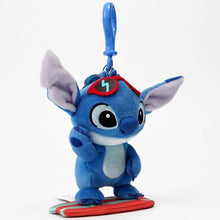 Stitch – Potdemiel Disney plush keychain – three-quarter view