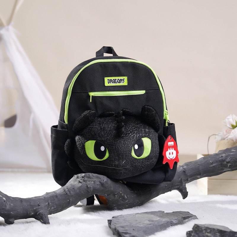 Toothless – Potdemiel How to Train Your Dragon backpack – front detail