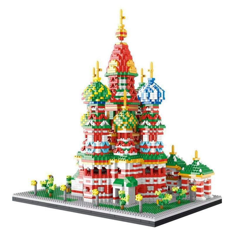 Saint Basil's Cathedral – PZX 9918 micro block set – assembled Saint Basil's Cathedral