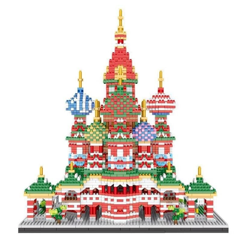 Saint Basil's Cathedral – PZX 9918 micro block set – front view