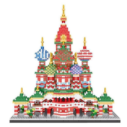 Saint Basil's Cathedral – PZX 9918 micro block set – front view