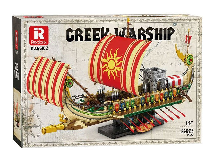 Greek Warship – Reobrix 66102 building set – retail box