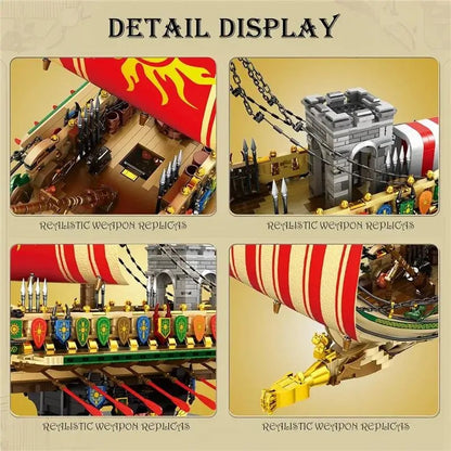 Greek Warship – Reobrix 66102 building set – deck details