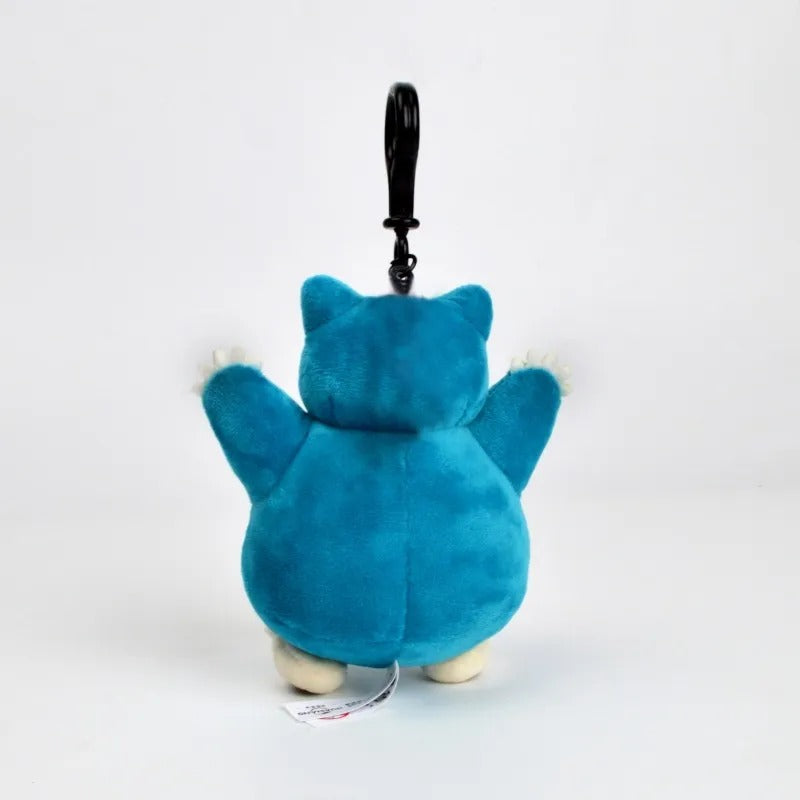 Potdemiel Pokémon Happy Snorlax plush keychain – back view