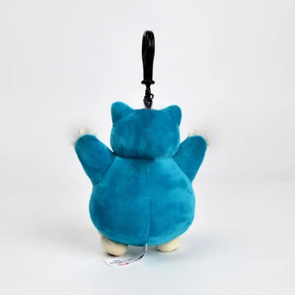 Potdemiel Pokémon Happy Snorlax plush keychain – back view