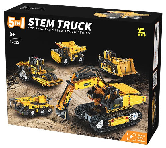 5-in-1 STEM Truck – TUOMU T2012 building set – retail box