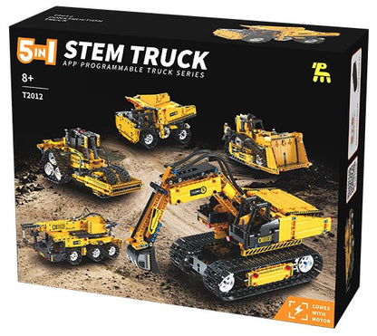 5-in-1 STEM Truck – TUOMU T2012 building set – retail box