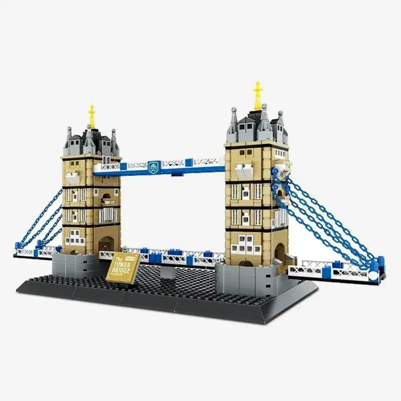 Tower Bridge – WANGE 5215 architecture building set – assembled Tower Bridge