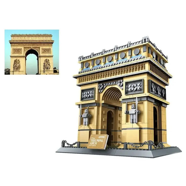 Arc de Triomphe – WANGE 5223 architecture building set – front view