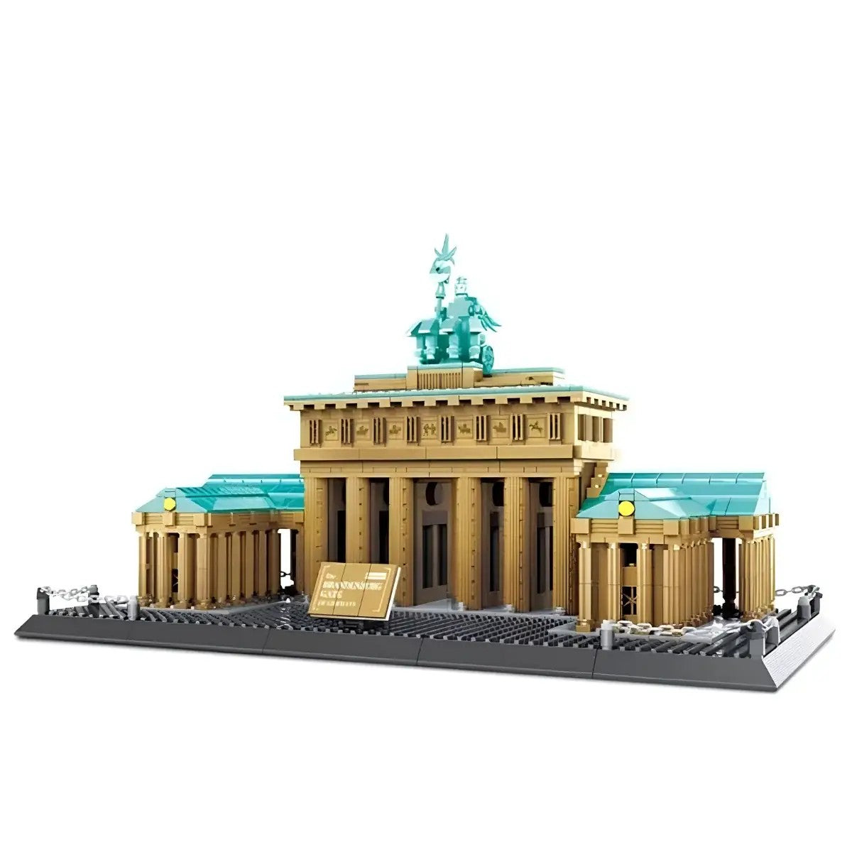 Brandenburg Gate – WANGE 6211 architecture building set – front view