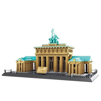 Brandenburg Gate – WANGE 6211 architecture building set – front view