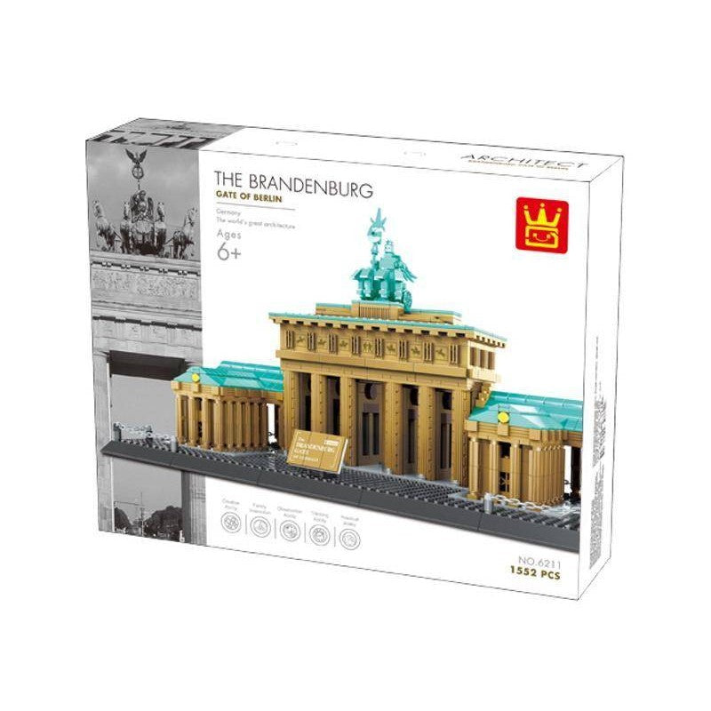 Brandenburg Gate – WANGE 6211 architecture building set – retail box