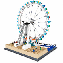 The London Eye – WANGE 6215 architecture building set – assembled London Eye on its riverside base