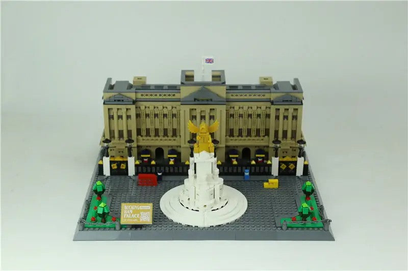 Buckingham Palace – WANGE 6224 architecture building set – assembled Buckingham Palace with the Victoria Memorial