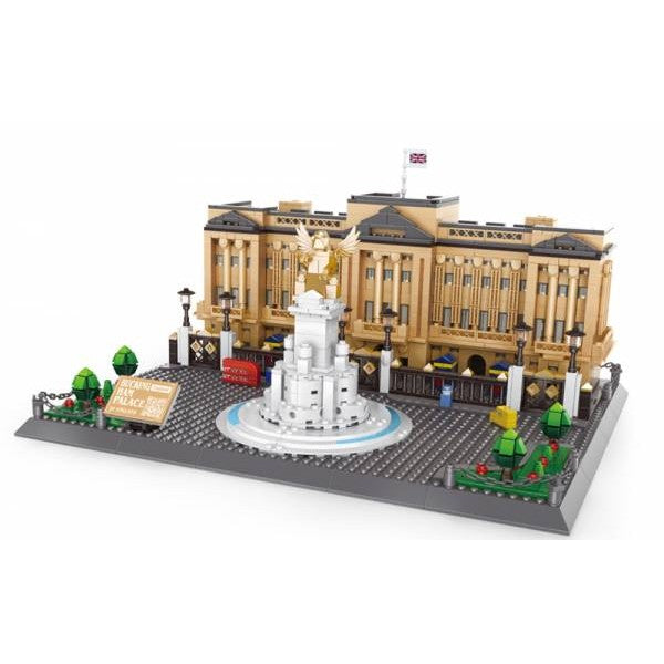 Buckingham Palace – WANGE 6224 architecture building set – assembled model from above