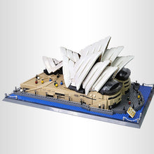 Sydney Opera House – WANGE 8210 architecture building set – side view of the sail roofs