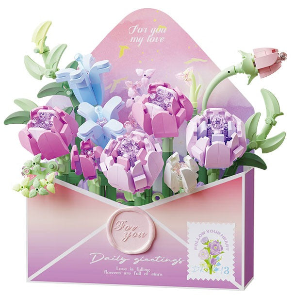 Wonder Moon 804221 Midsummer's Blossom flower envelope – assembled