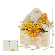 Golden Sunshine – Wonder Moon 804222 building set – flower envelope with dimensions and box