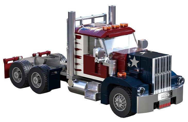 American Truck – Xbert 66026 building set – assembled American truck tractor