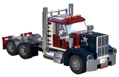 American Truck – Xbert 66026 building set – assembled American truck tractor