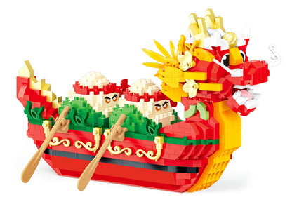 YKO P1197 Dragon Boat – assembled model